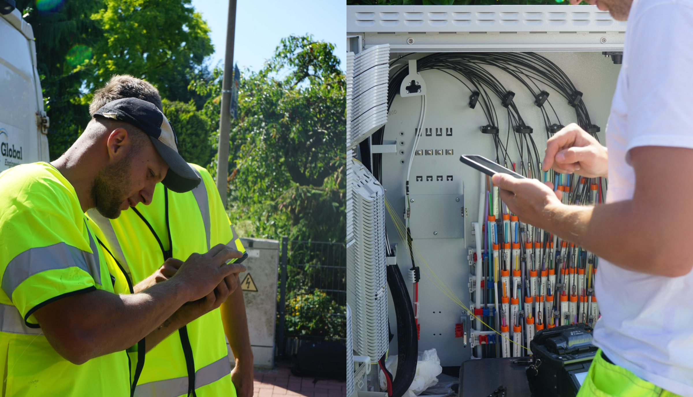 OX Fiber being used on site